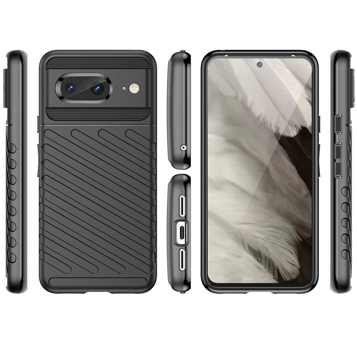 Stoßfeste und stylische robuste Handyhülle für Google Pixel 8