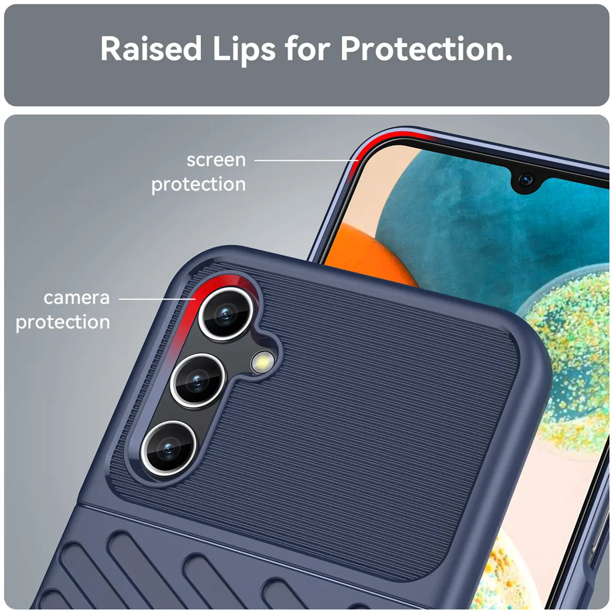 Stoßfeste und stylische robuste Handyhülle für Samsung Galaxy A14 4G / 5G