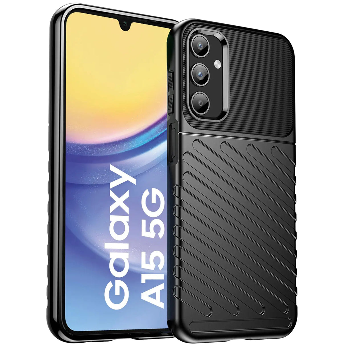 Stoßfeste und stylische robuste Handyhülle für Samsung Galaxy A15 4G / 5G