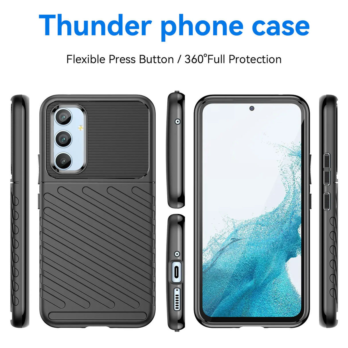 Stoßfeste und stylische robuste Handyhülle für Samsung Galaxy A54 5G