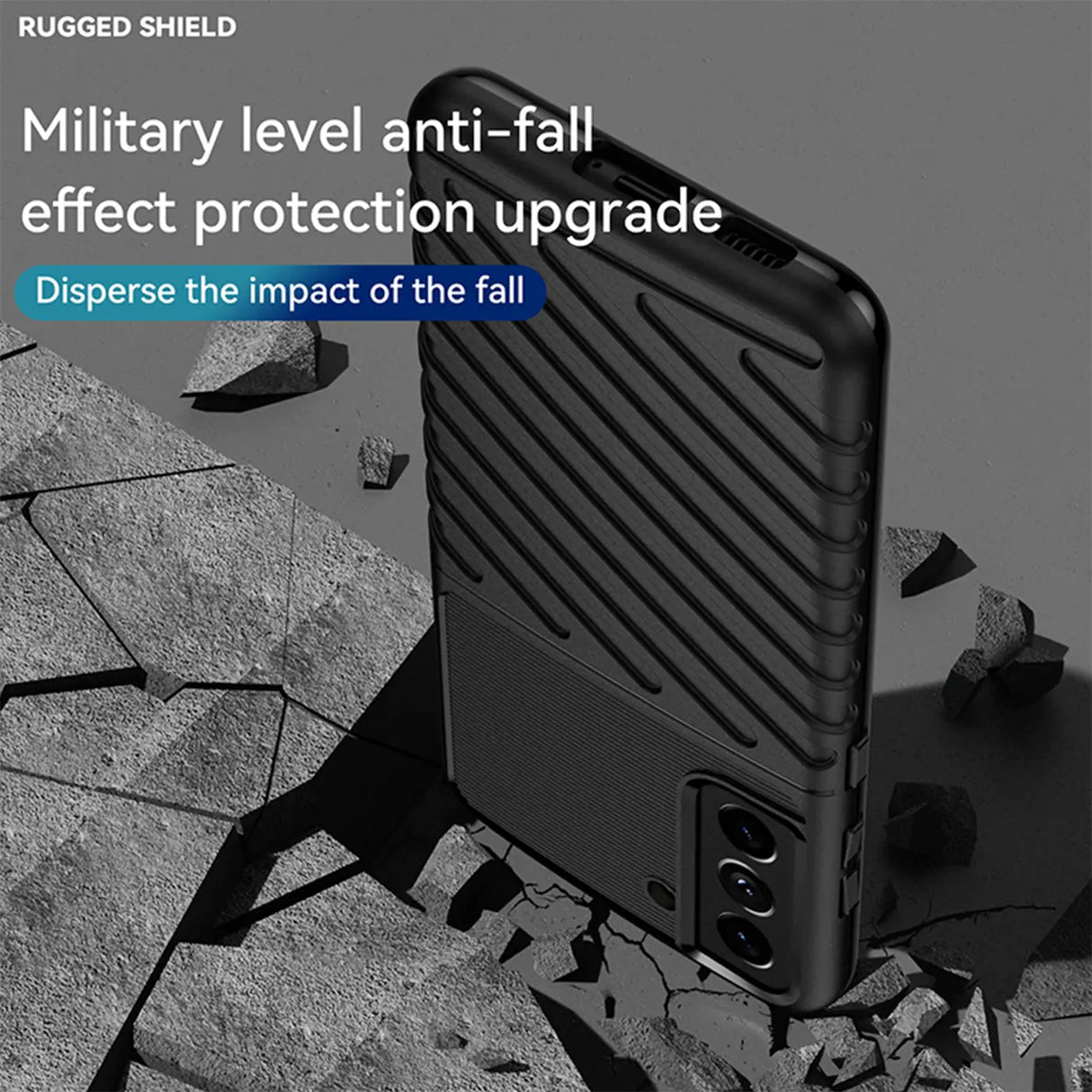 Stoßfeste und stylische robuste Handyhülle für Samsung Galaxy S21 FE