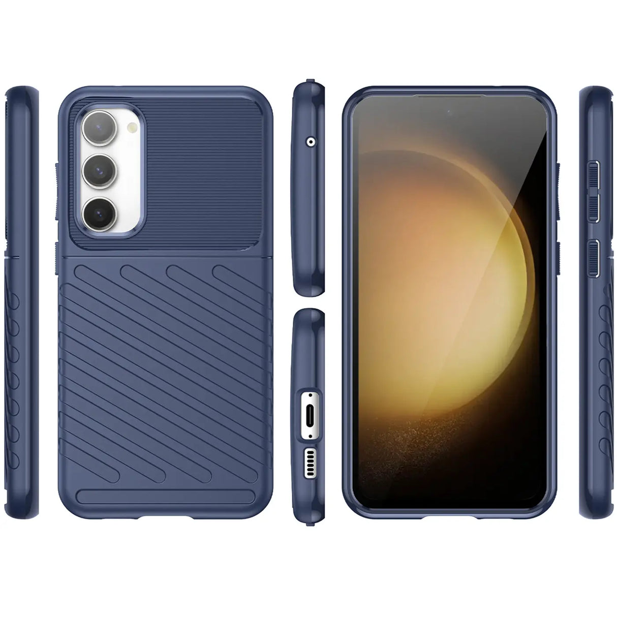 Stoßfeste und stylische robuste Handyhülle für Samsung Galaxy S23