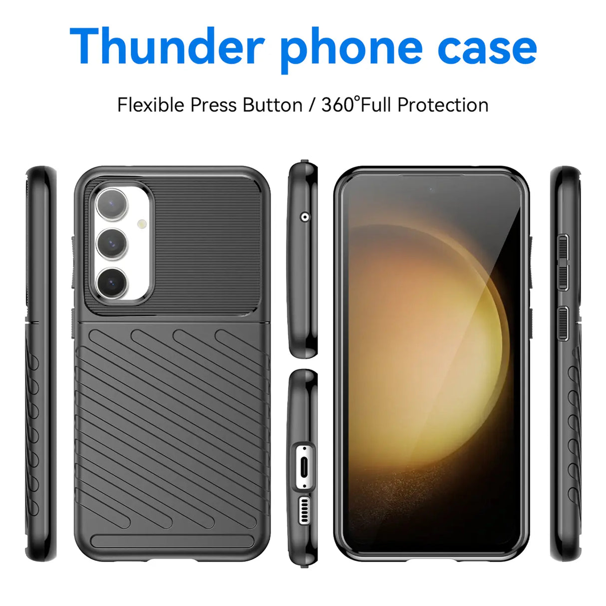 Stoßfeste und stylische robuste Handyhülle für Samsung Galaxy S23 FE