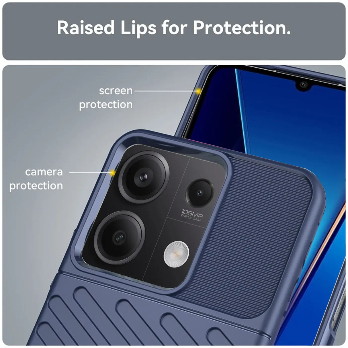 Stoßfeste und stylische robuste Handyhülle für Xiaomi Redmi Note 13 5G