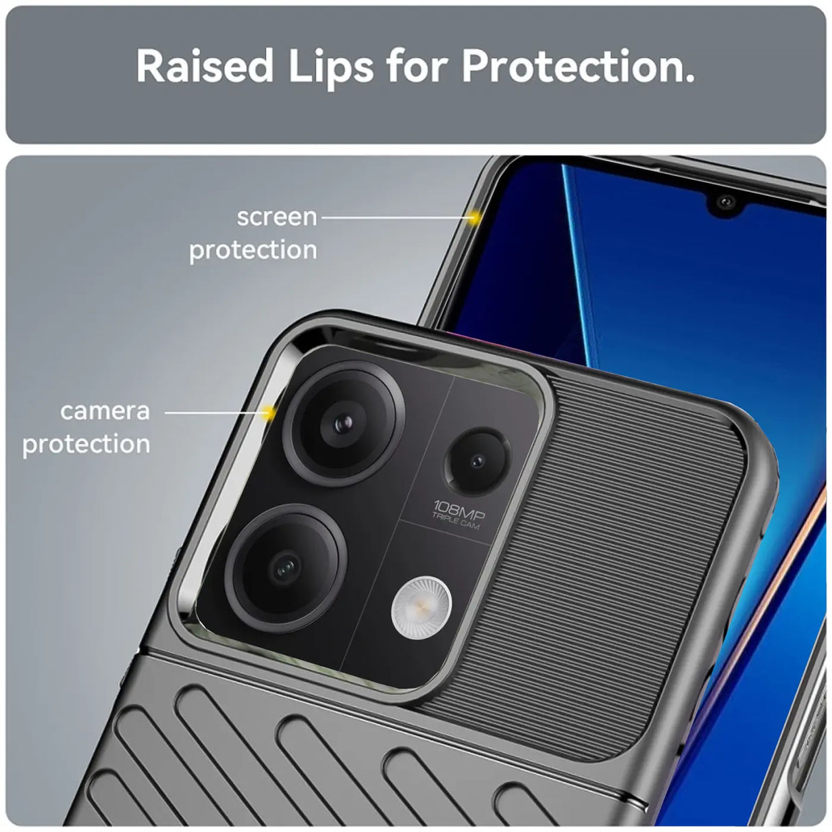 Stoßfeste und stylische robuste Handyhülle für Xiaomi Redmi Note 13 5G