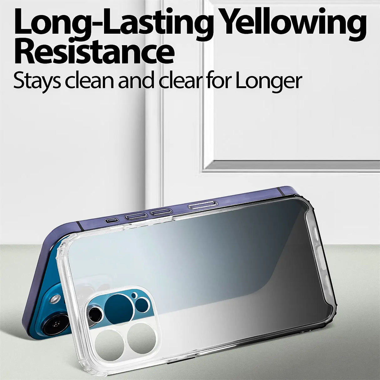 Schlanke und stoßfeste Gradient Handyhülle für iPhone 13 Pro in Schwarz