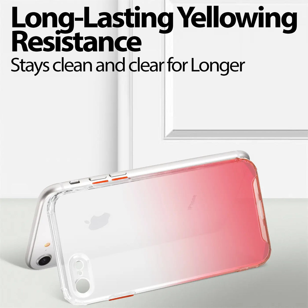 Schlanke und stoßfeste Gradient Handyhülle für iPhone 7 / 8 / SE 2 / SE 3 in Rot