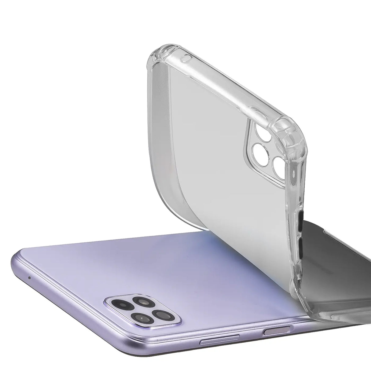 Schlanke und stoßfeste Gradient Handyhülle für Samsung Galaxy A22 5G in Schwarz