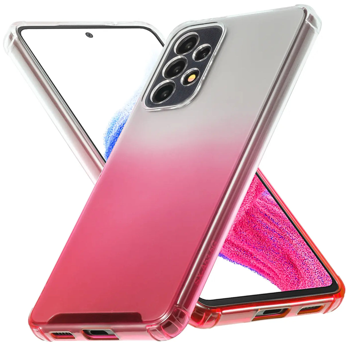 Schlanke und stoßfeste Gradient Handyhülle für Samsung Galaxy A33 5G in Rot