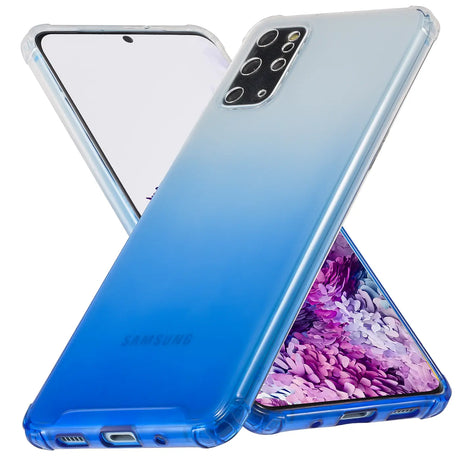 Schlanke und stoßfeste Gradient Handyhülle für Samsung Galaxy S20 Plus in Blau