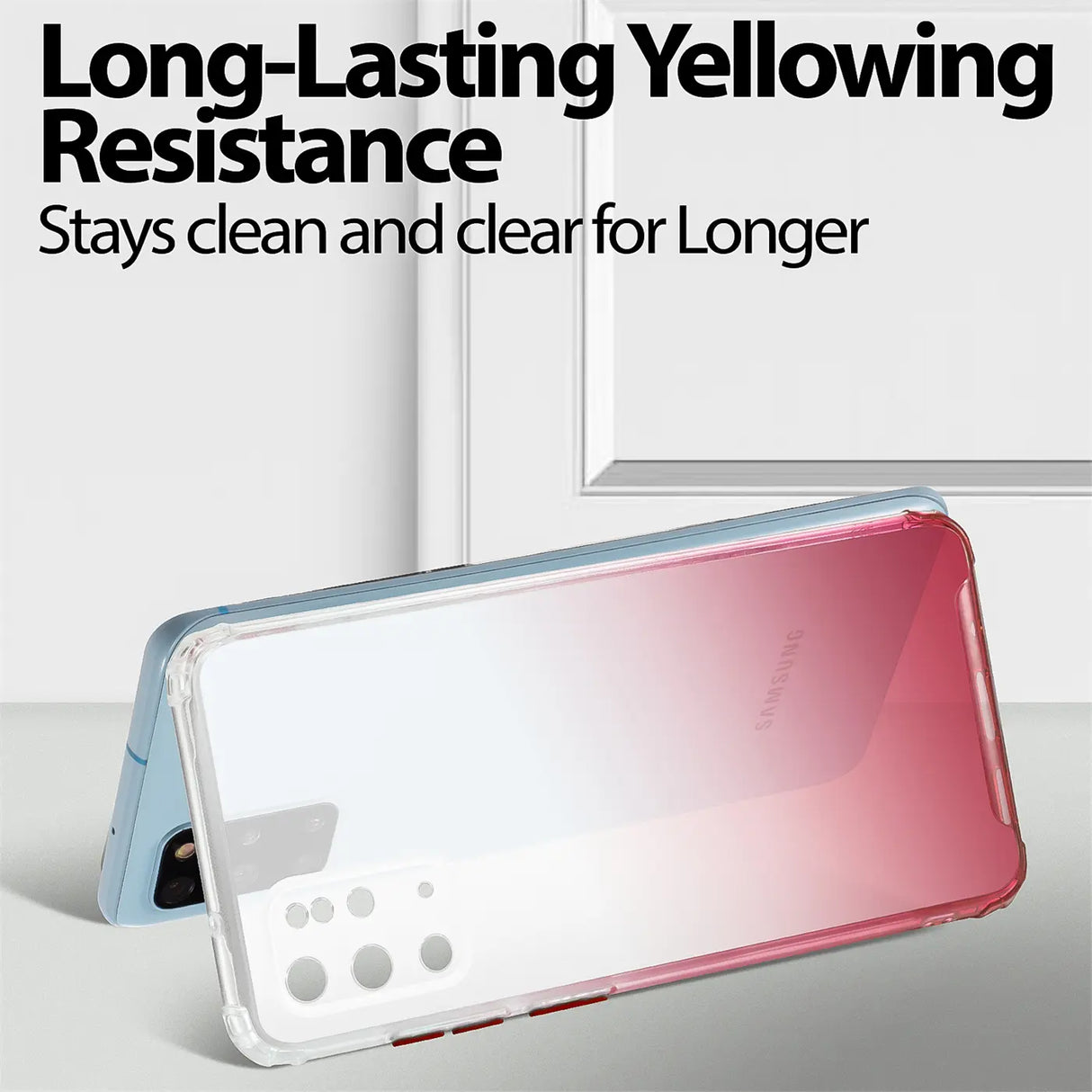 Schlanke und stoßfeste Gradient Handyhülle für Samsung Galaxy S20 Plus in Rot