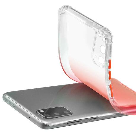 Schlanke und stoßfeste Gradient Handyhülle für Samsung Galaxy S20 in Rot