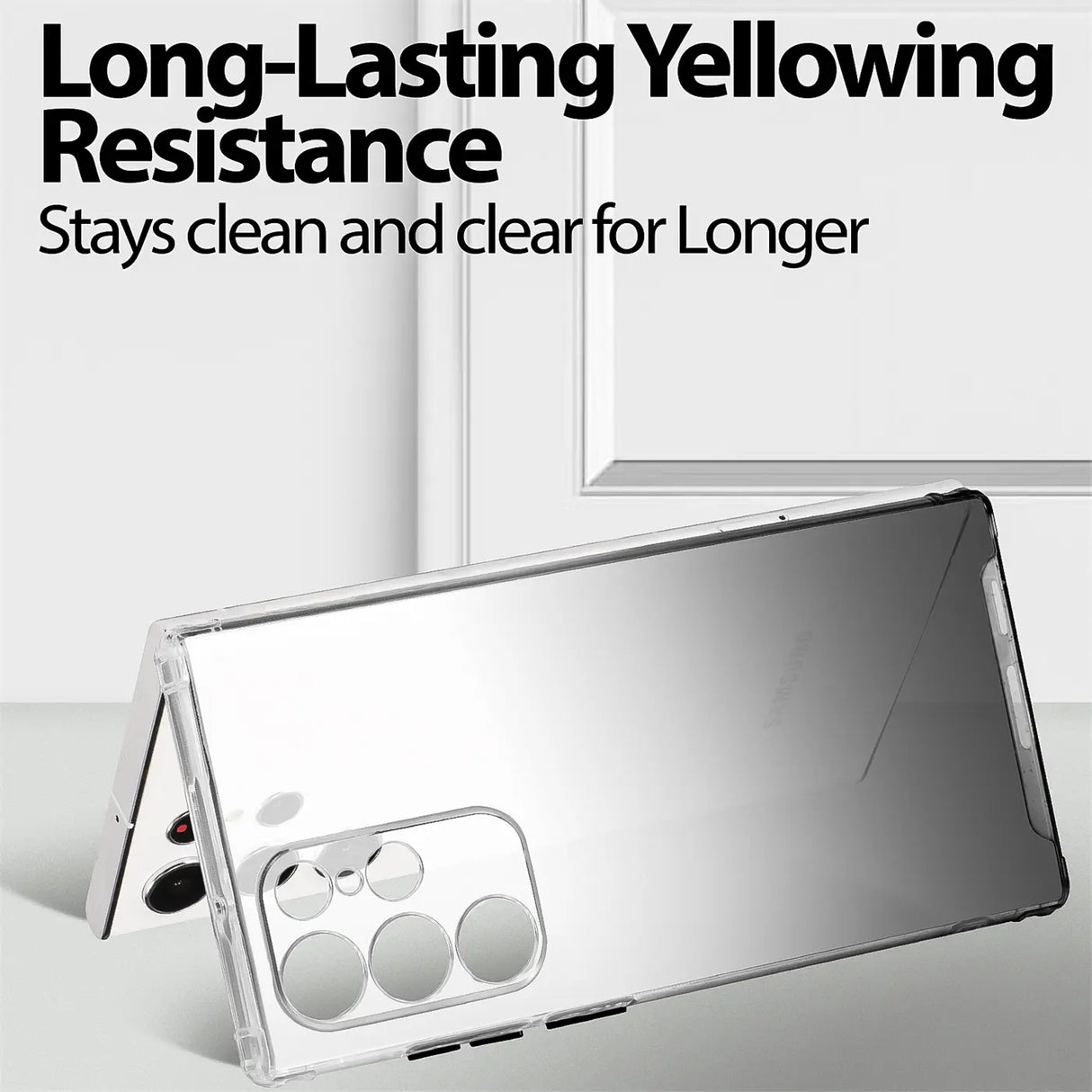 Schlanke und stoßfeste Gradient Handyhülle für Samsung Galaxy S21 Ultra in Schwarz