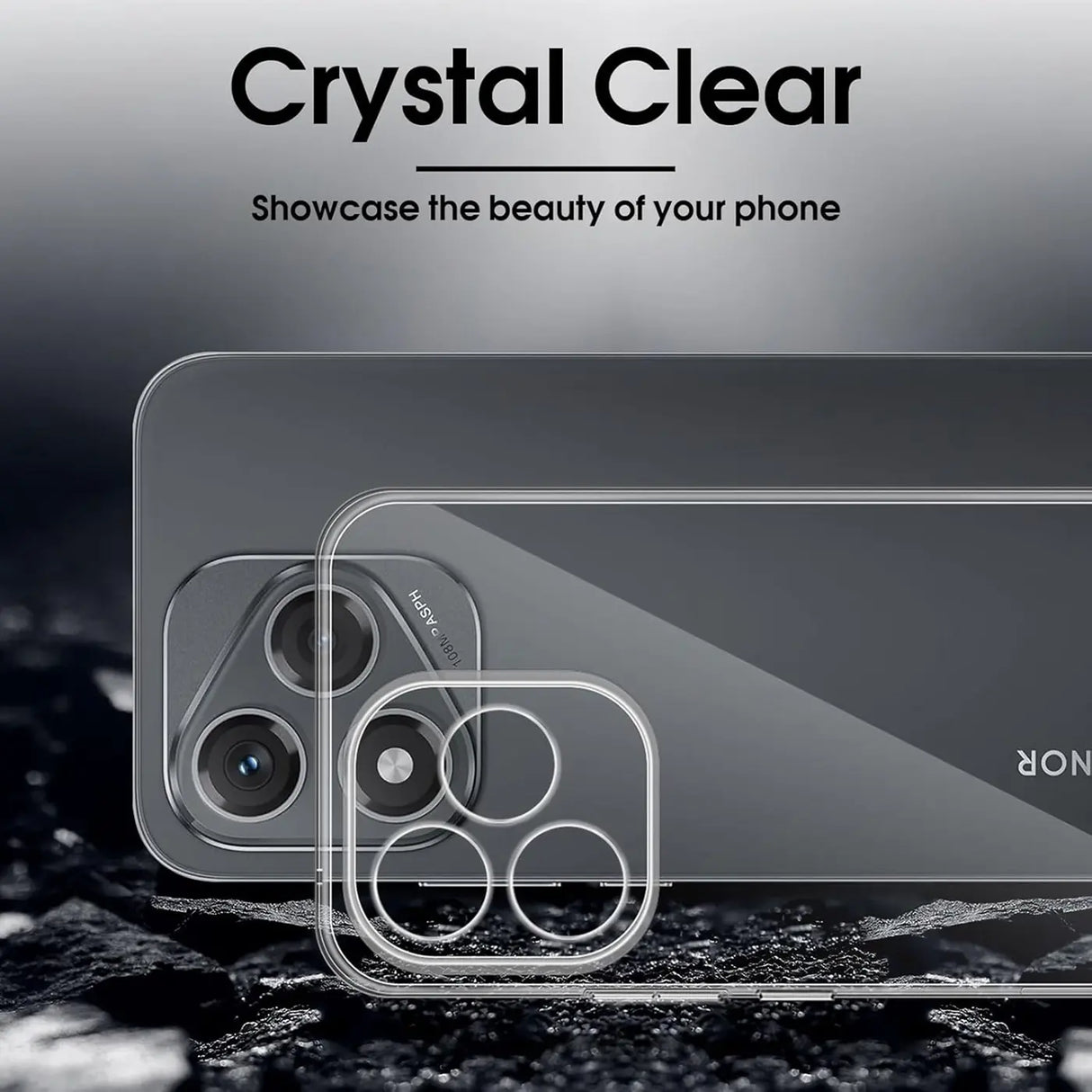 Durchsichtige Handyhülle für Honor 400 Lite mit Anti-Vergilbung