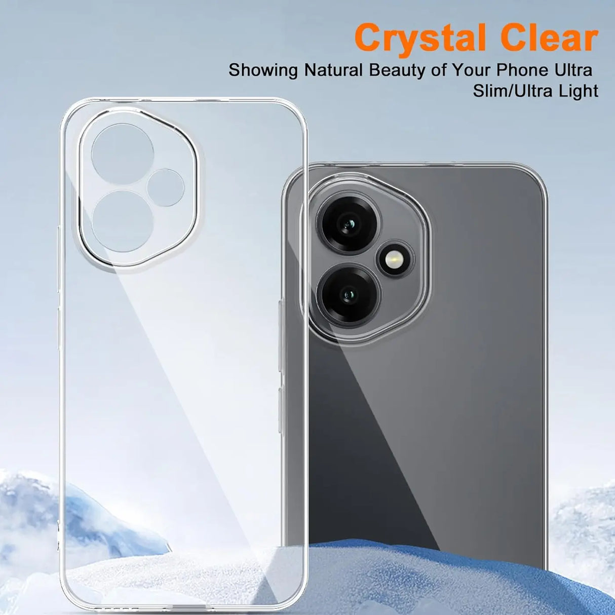 Durchsichtige Handyhülle für Honor 400 Smart mit Anti-Vergilbung