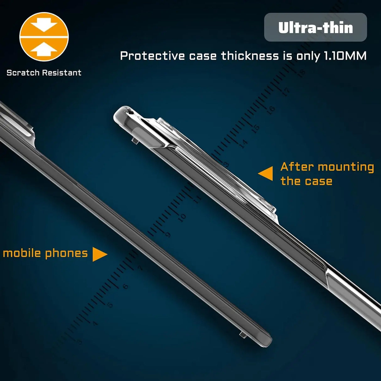 Durchsichtige Handyhülle für Honor Magic V3 mit Anti-Vergilbung