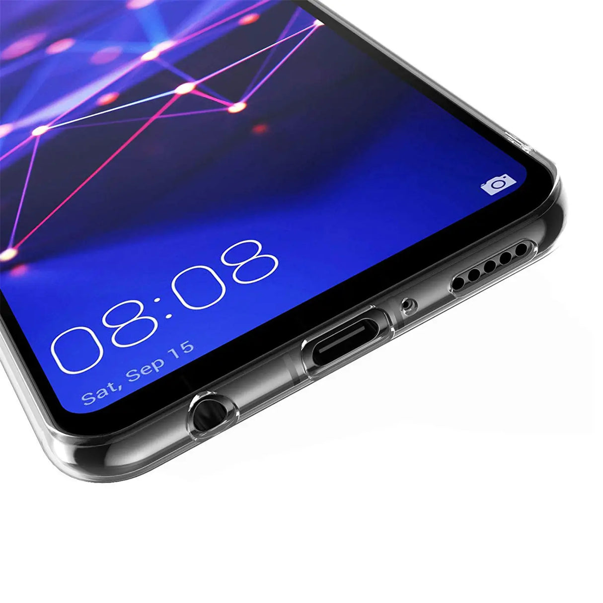 Durchsichtige Handyhülle für Huawei Mate 20 Lite mit Anti-Vergilbung