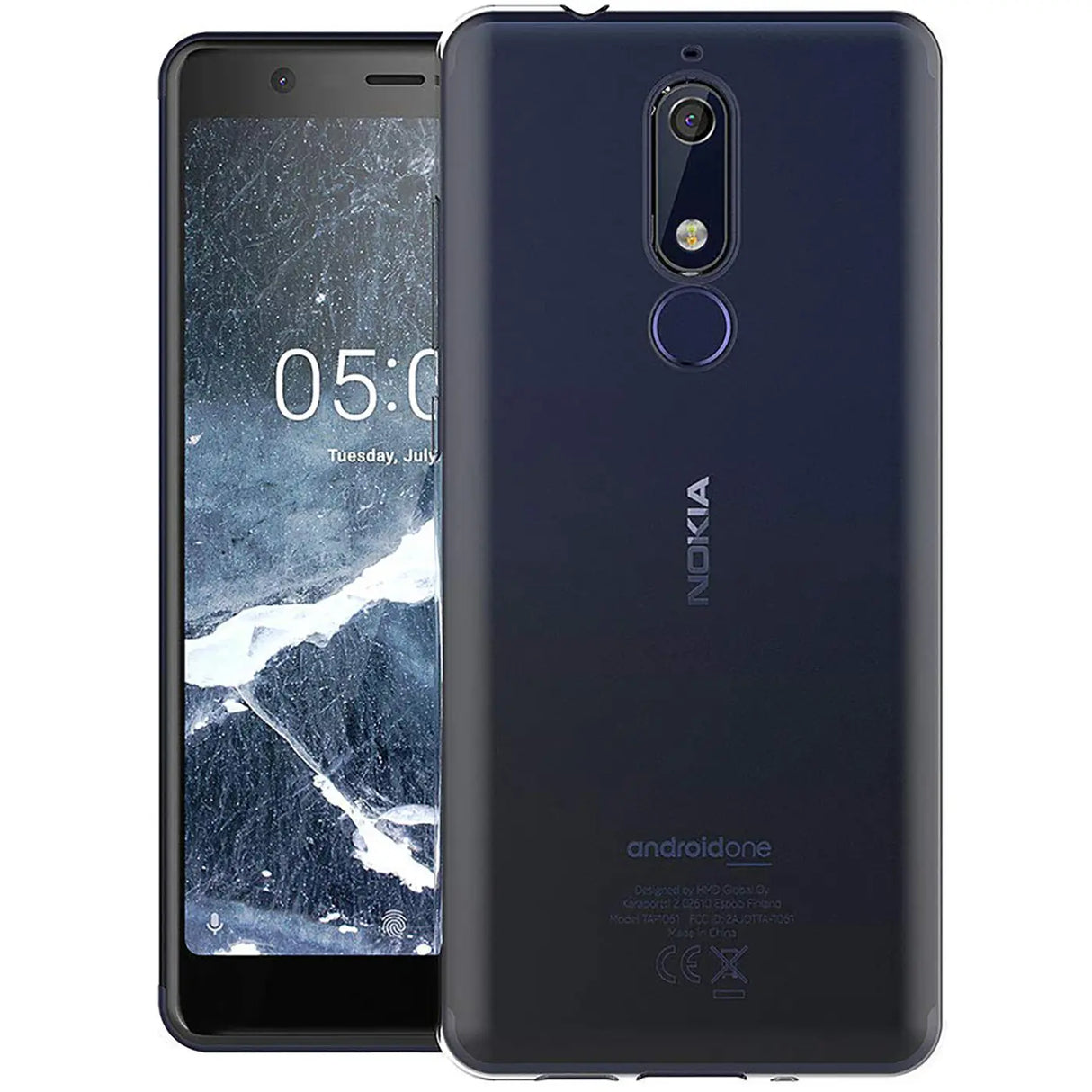 Durchsichtige Handyhülle für Nokia 5.1 mit Anti-Vergilbung