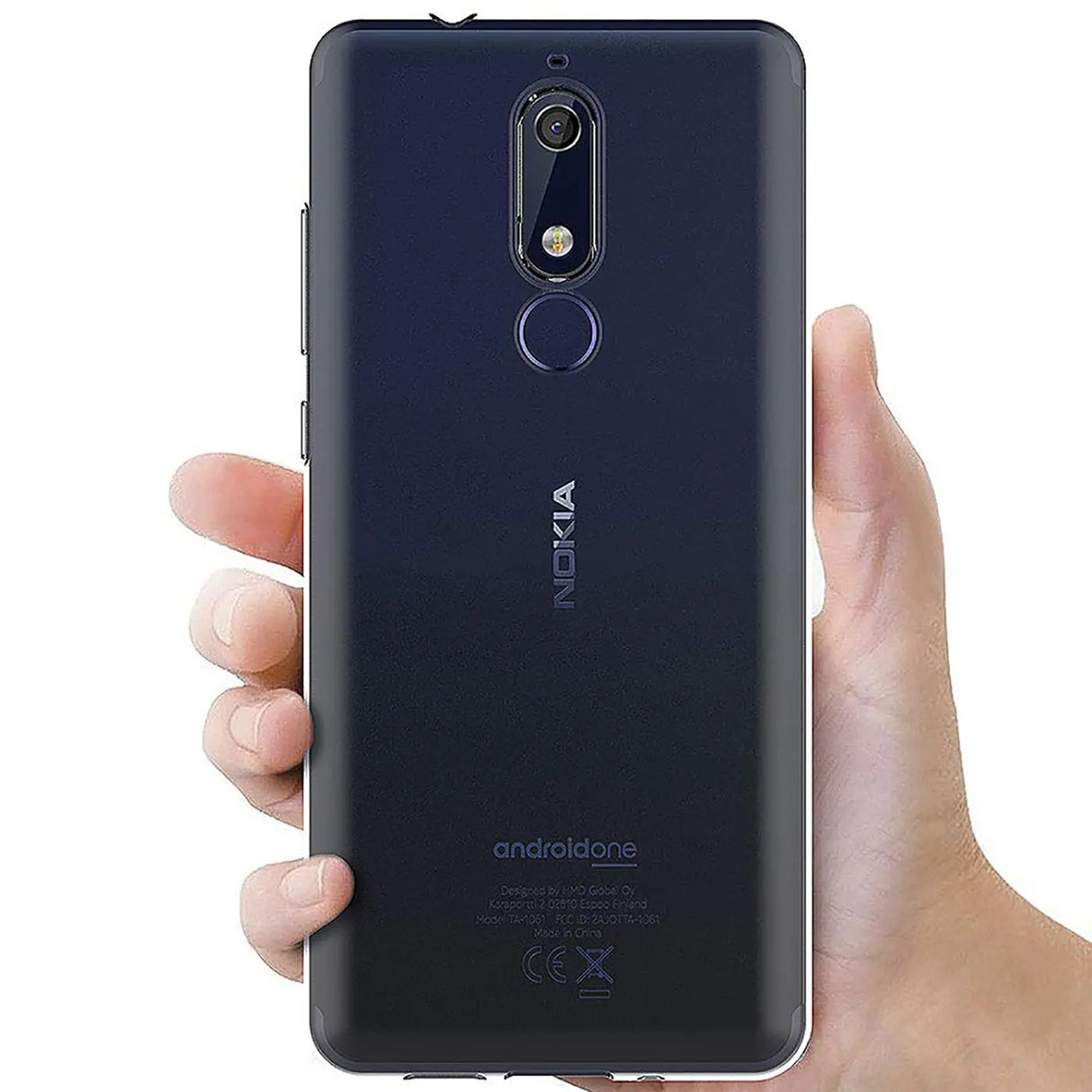 Durchsichtige Handyhülle für Nokia 5.1 mit Anti-Vergilbung