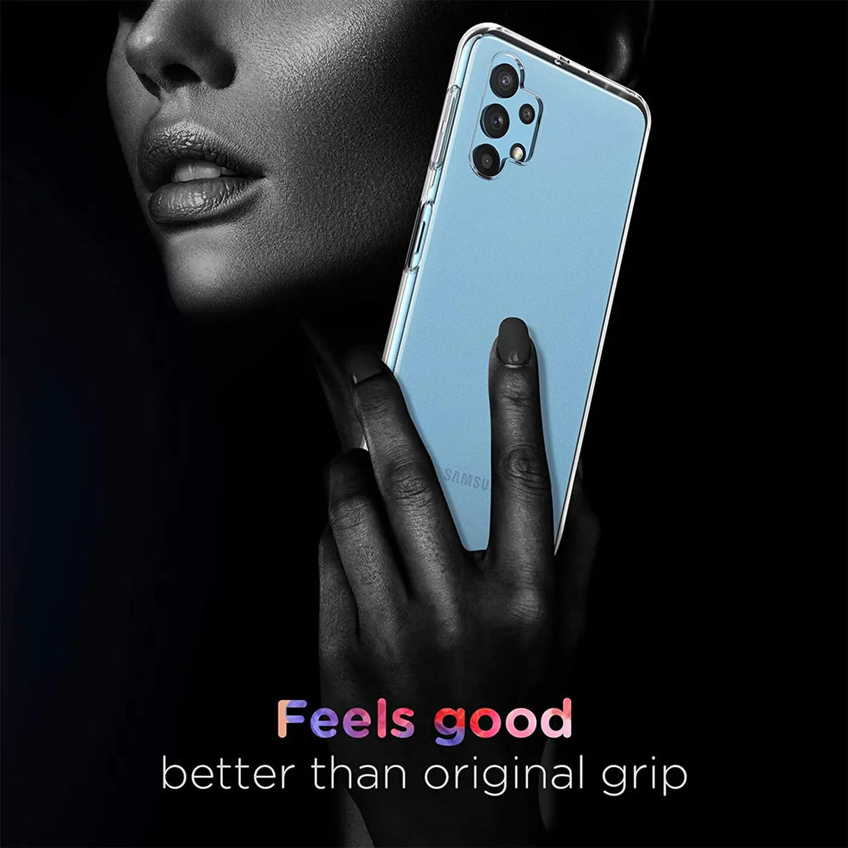 Durchsichtige Handyhülle für Samsung Galaxy A32 5G mit Anti-Vergilbung