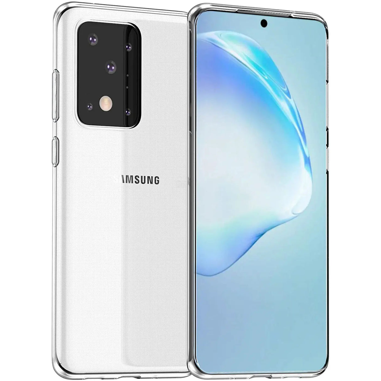 Durchsichtige Handyhülle für Samsung Galaxy S20 Ultra mit Anti-Vergilbung