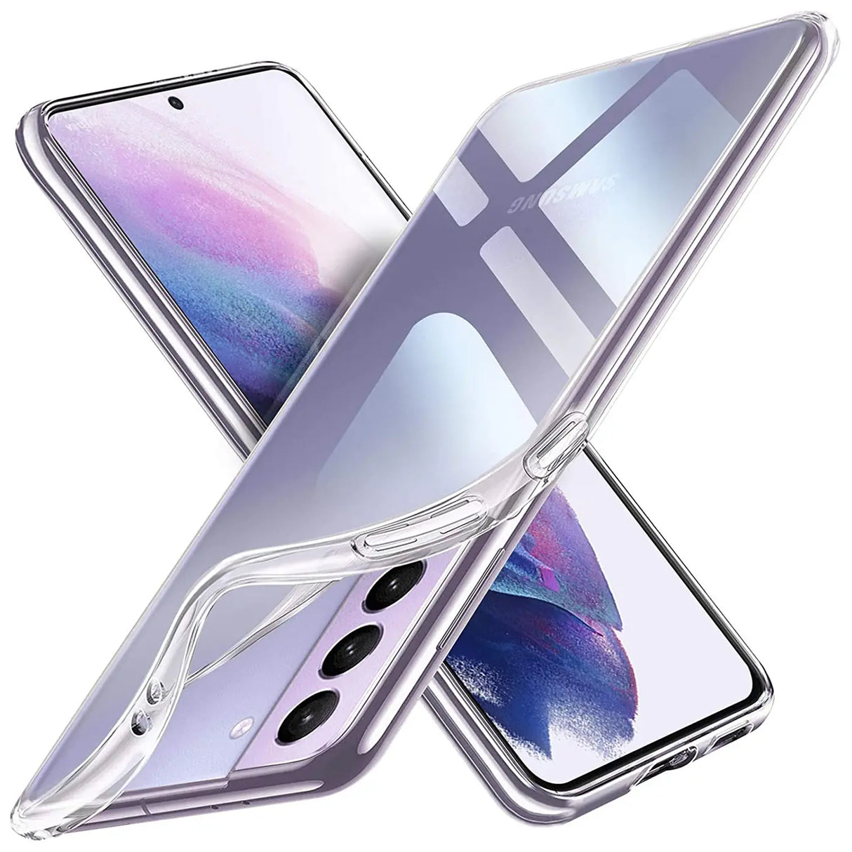 Durchsichtige Handyhülle für Samsung Galaxy S21 FE mit Anti-Vergilbung