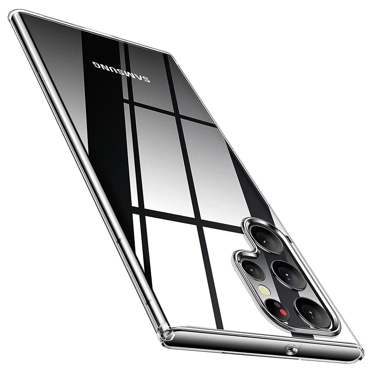 Durchsichtige Handyhülle für Samsung Galaxy S22 Ultra mit Anti-Vergilbung