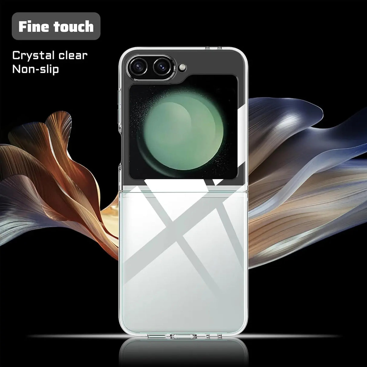 Durchsichtige Handyhülle für Samsung Galaxy Z Flip 6 mit Anti-Vergilbung