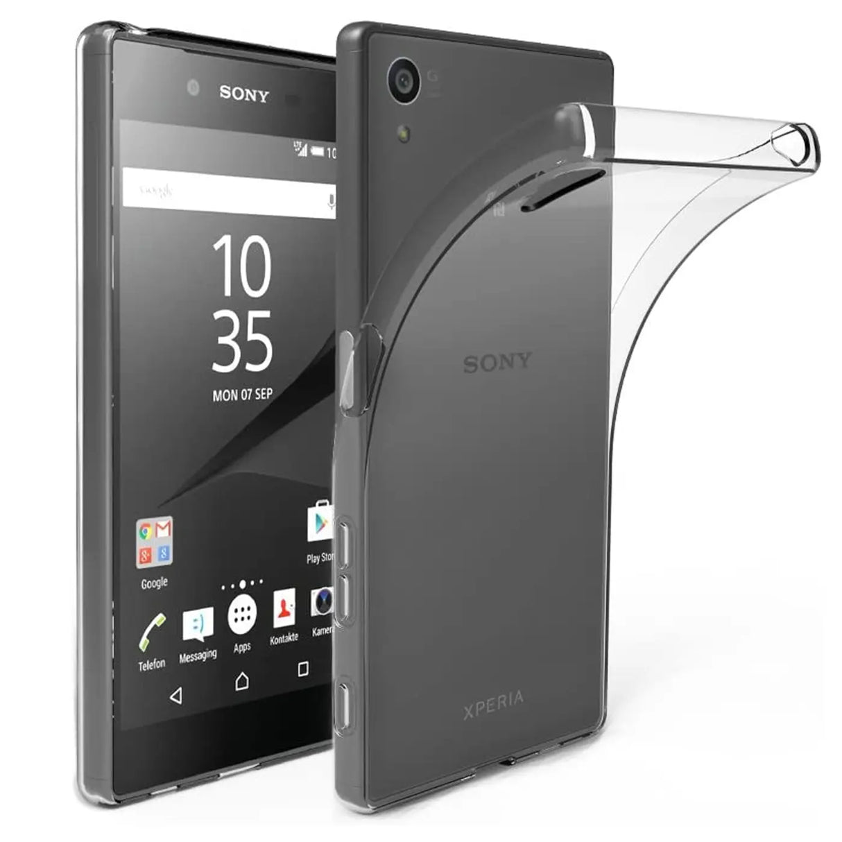 Durchsichtige Handyhülle für Sony Xperia M4 Aqua mit Anti-Vergilbung