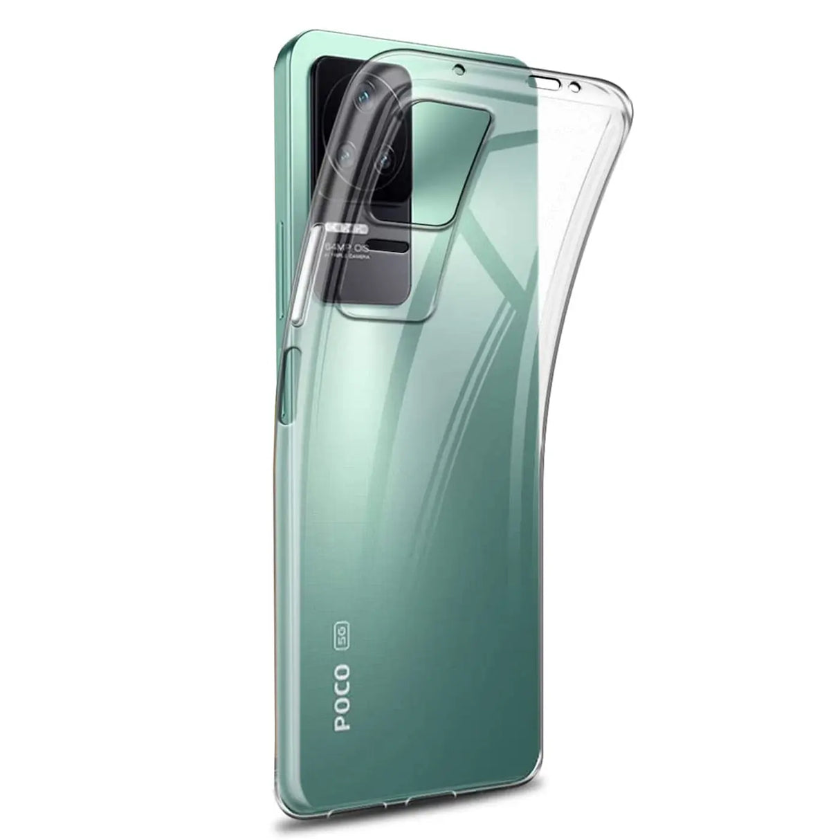 Durchsichtige Handyhülle für Xiaomi POCO F4 mit Anti-Vergilbung