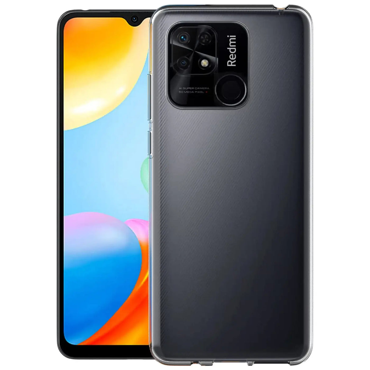 Durchsichtige Handyhülle für Xiaomi Redmi 10C mit Anti-Vergilbung