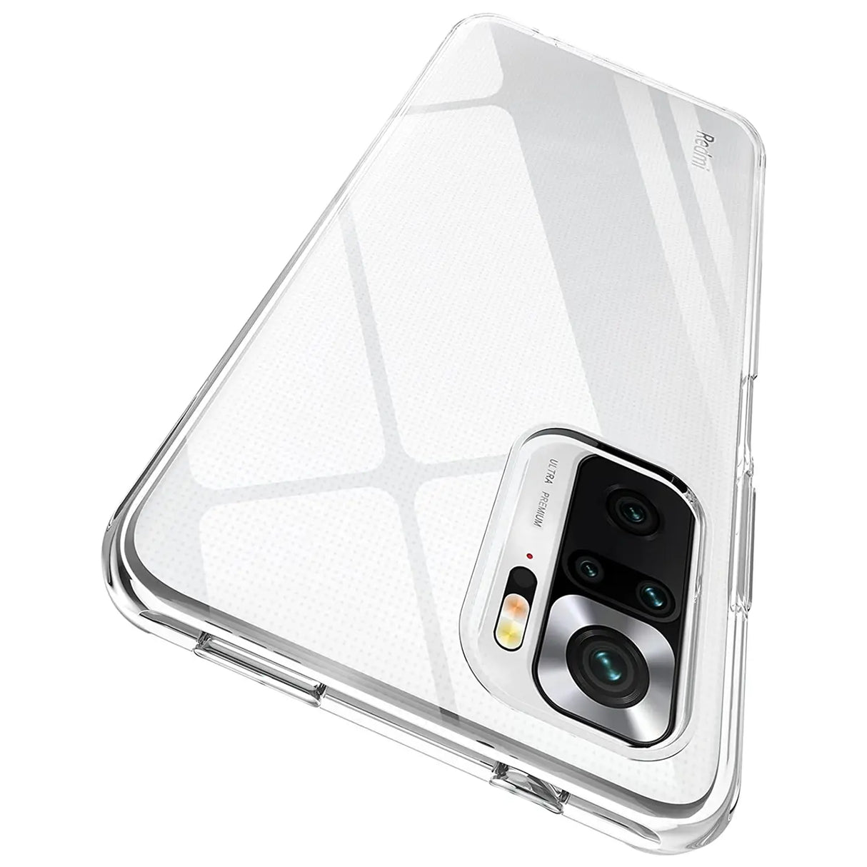 Durchsichtige Handyhülle für Xiaomi Redmi Note 10 / 10S mit Anti-Vergilbung