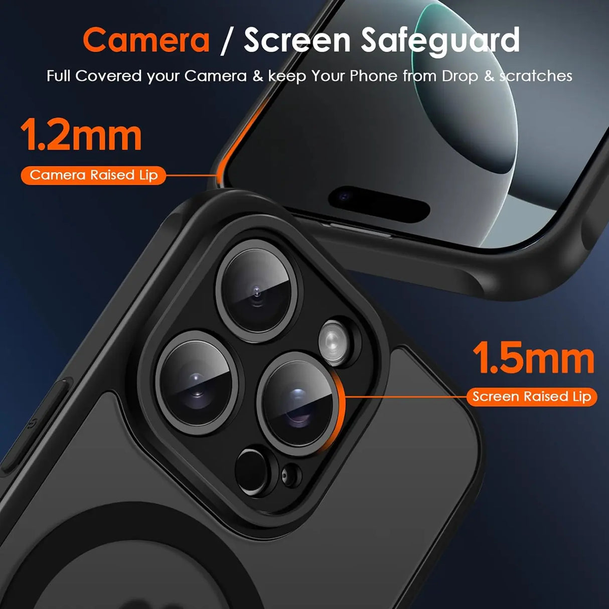 Apple iPhone 13 Pro Max Hülle mit MagSafe, stoßfestem TPU-Material, erhöhter Kameraschutz und schlankem Design in verschiedenen Farben