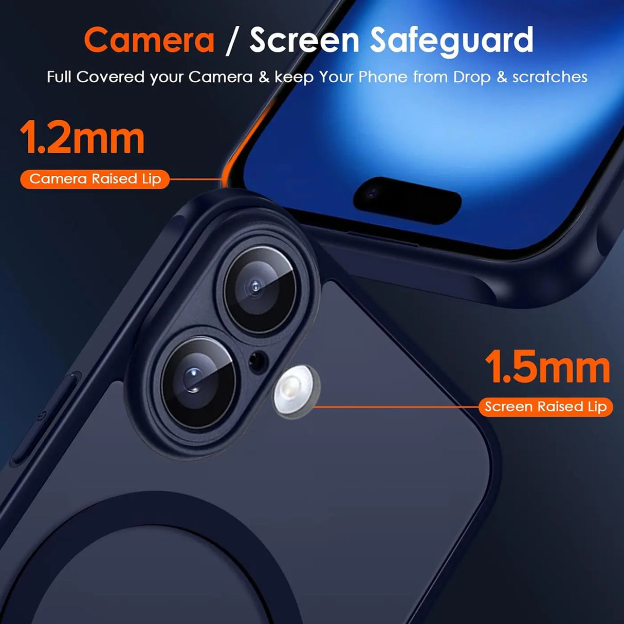 Apple iPhone 16 Hülle mit MagSafe, stoßfestem TPU-Material, erhöhter Kameraschutz und schlankem Design in verschiedenen Farben