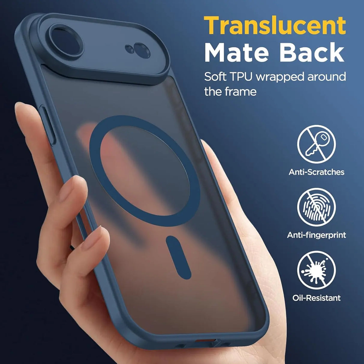 iPhone 17 Air Hülle mit MagSafe, stoßfestem TPU-Material, erhöhter Kameraschutz und schlankem Design in verschiedenen Farben