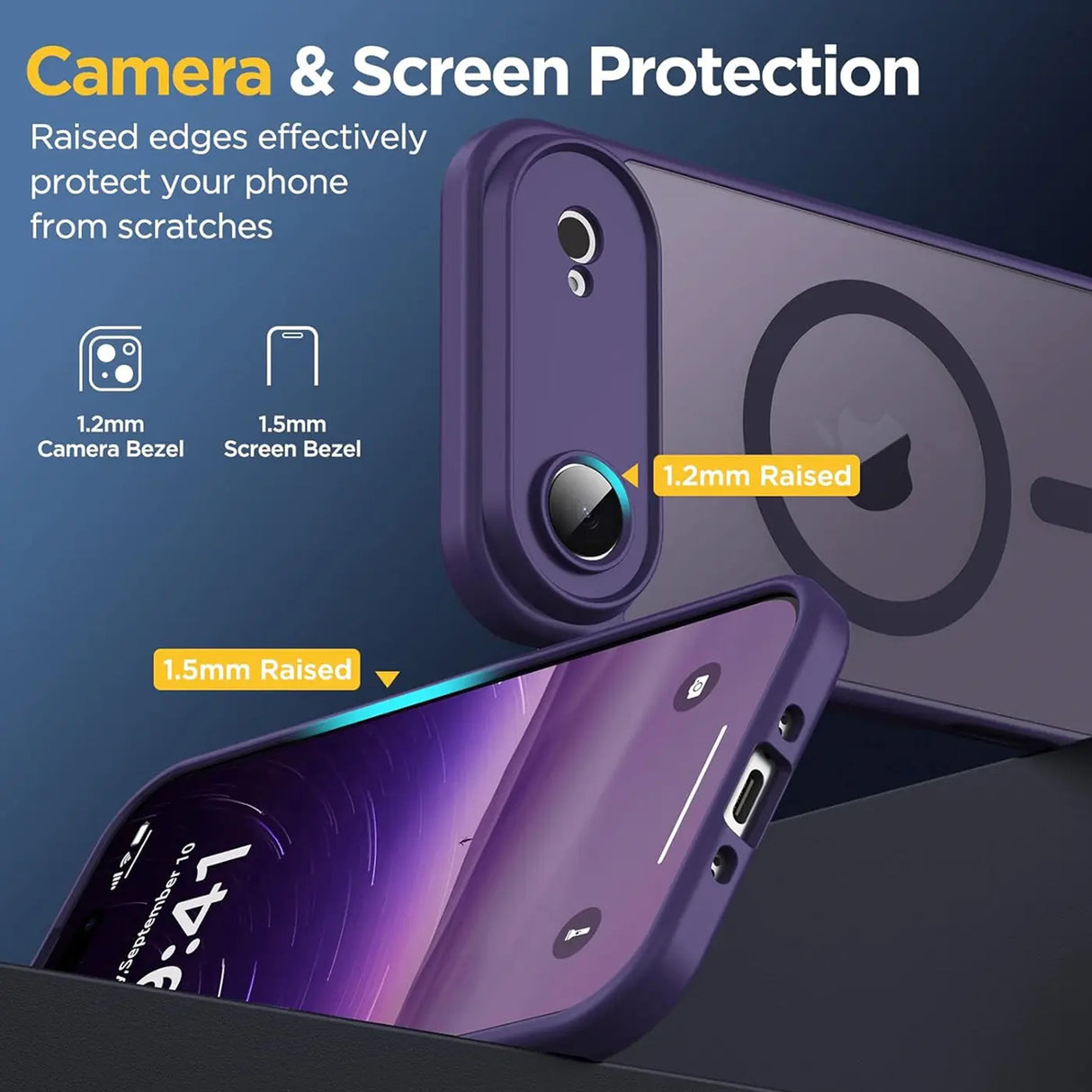 iPhone 17 Air Hülle mit MagSafe, stoßfestem TPU-Material, erhöhter Kameraschutz und schlankem Design in verschiedenen Farben