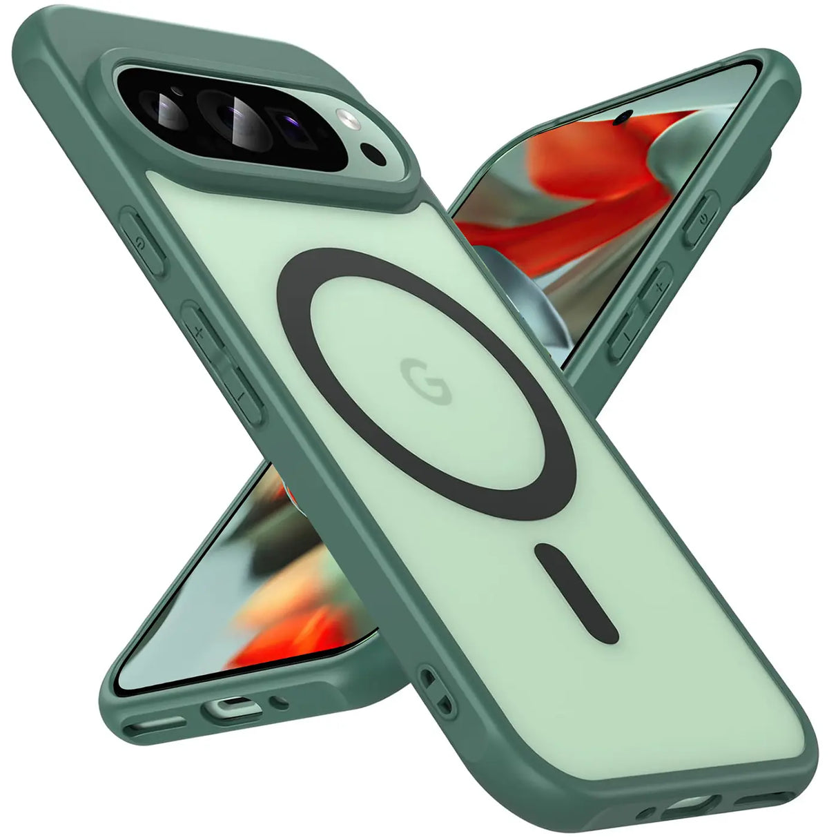 Google Pixel 9 Pro XL Hülle mit MagSafe, stoßfestem TPU-Material, erhöhter Kameraschutz und schlankem Design in verschiedenen Farben