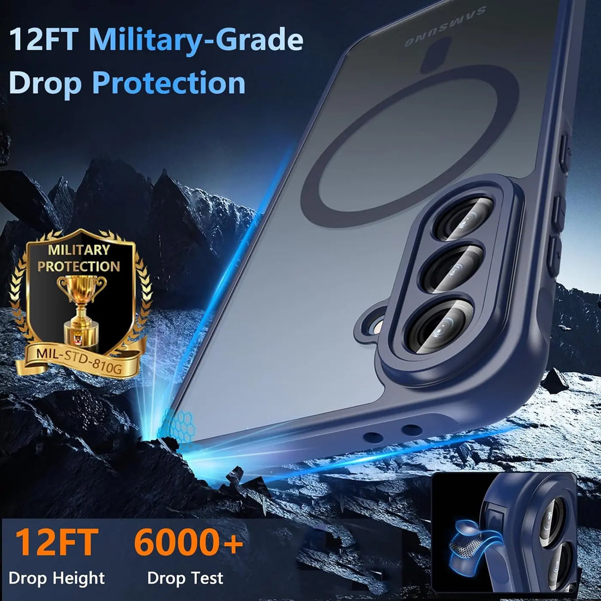 Samsung Galaxy A26 5G Hülle mit MagSafe, stoßfestem TPU-Material, erhöhter Kameraschutz und schlankem Design in verschiedenen Farben