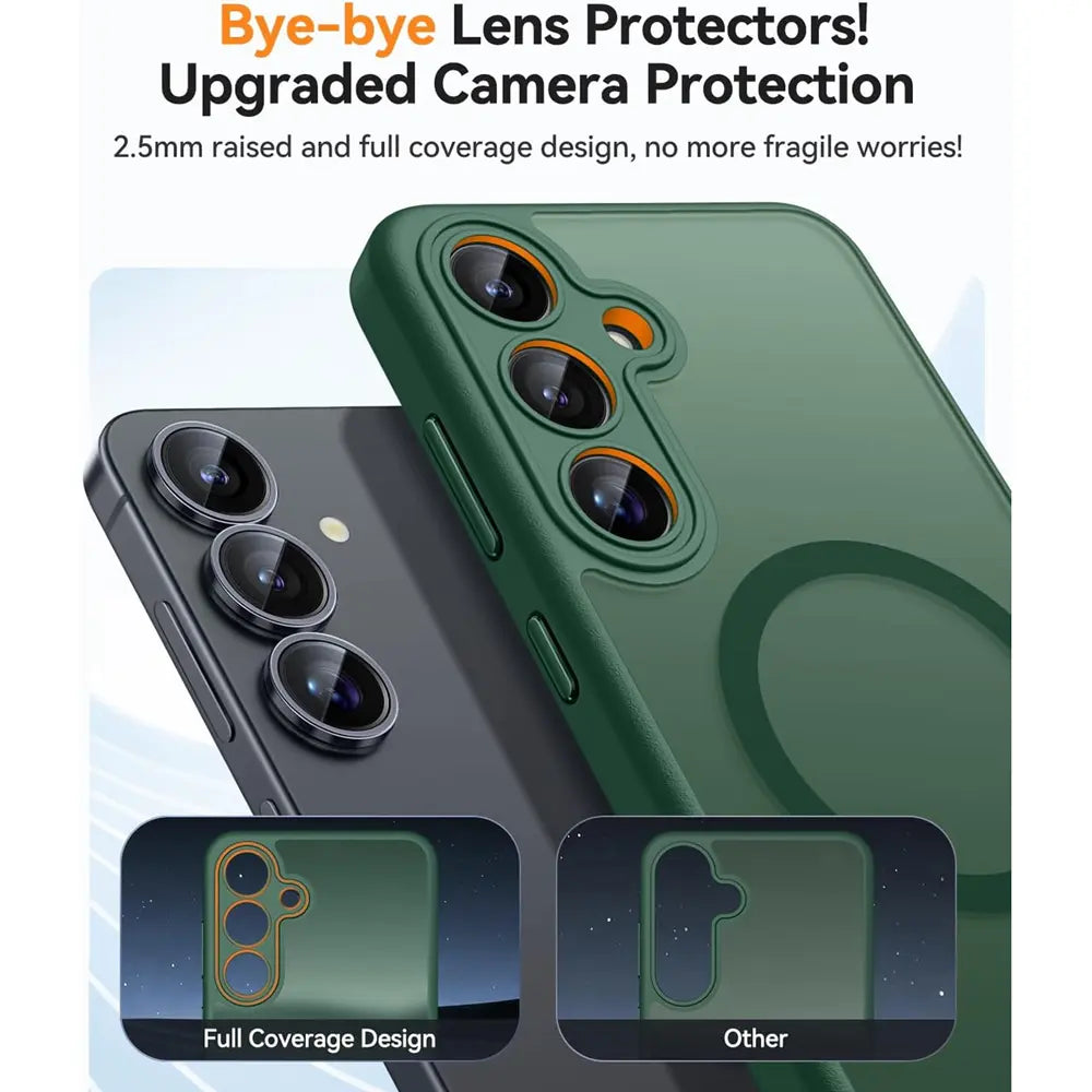 Samsung Galaxy Z Flip 7 Hülle mit MagSafe, stoßfestem TPU-Material, erhöhter Kameraschutz und schlankem Design in verschiedenen Farben