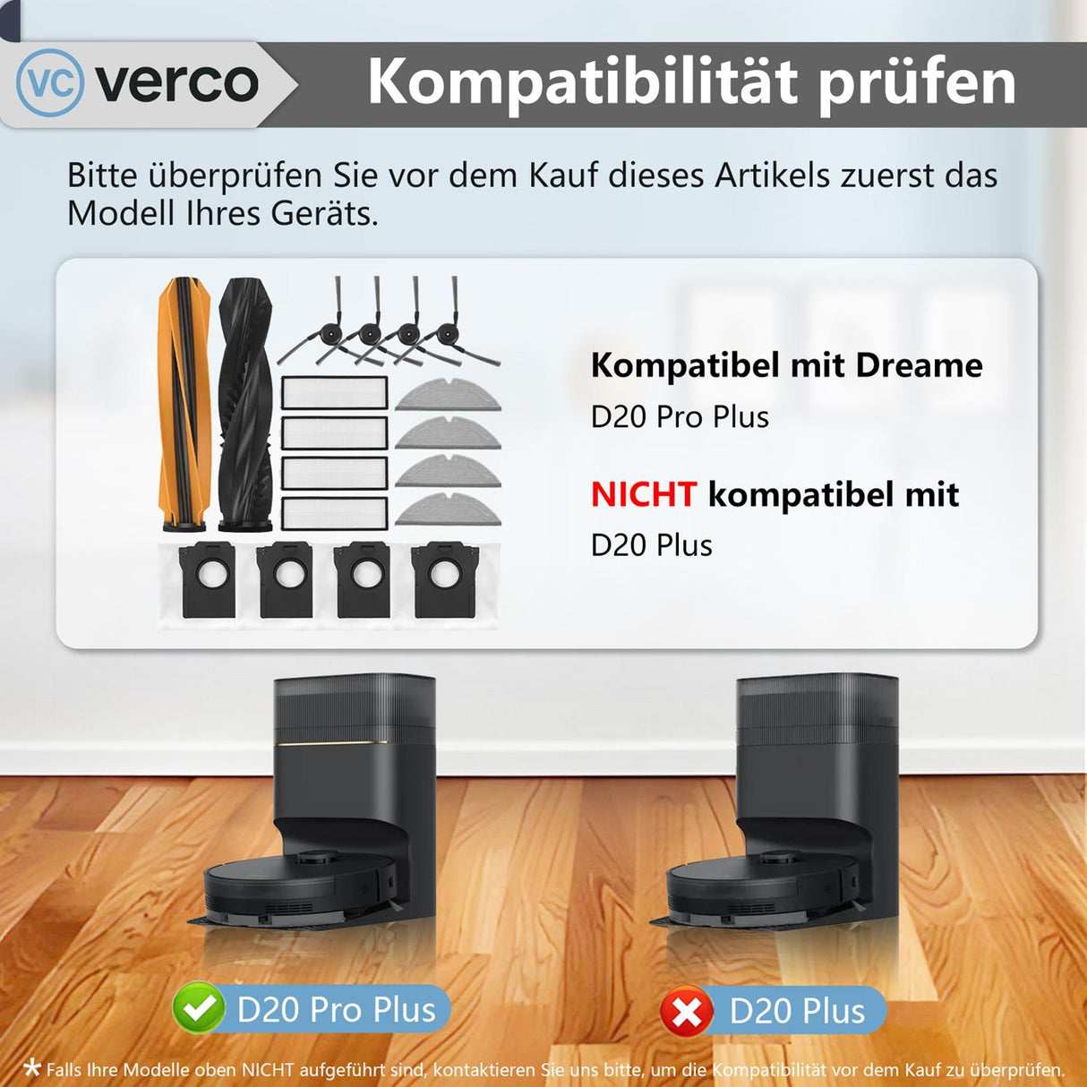 Ersatzteile für Dreame Saugroboter – Filter, Bürsten & Wischtücher