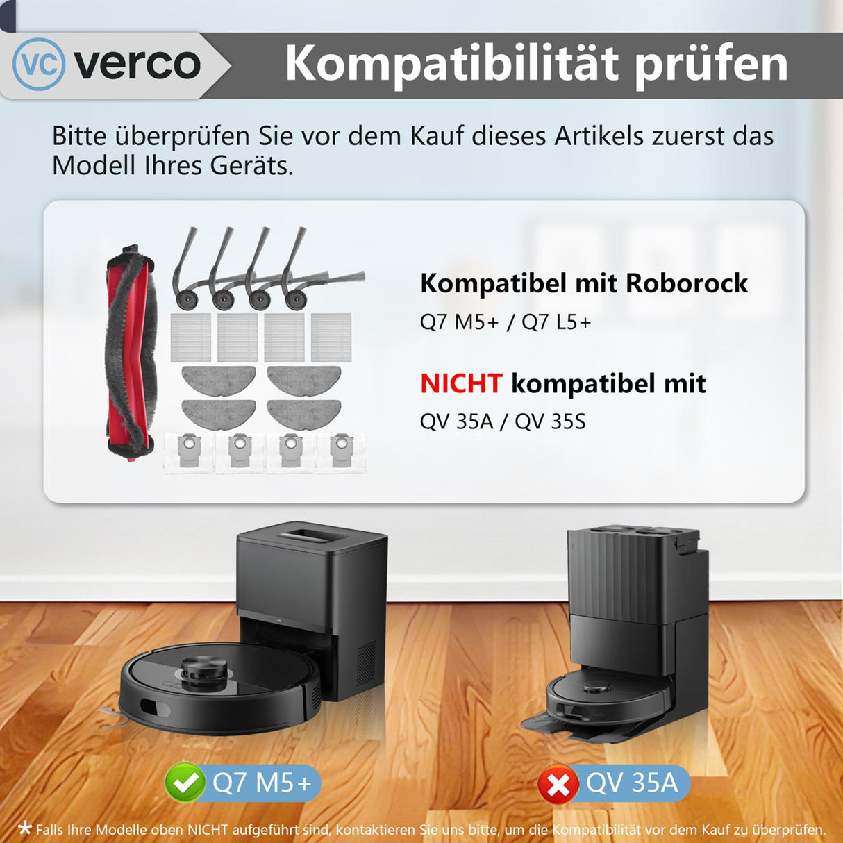 Zubehör-Set für Roborock Q7 / Q7 / Q7