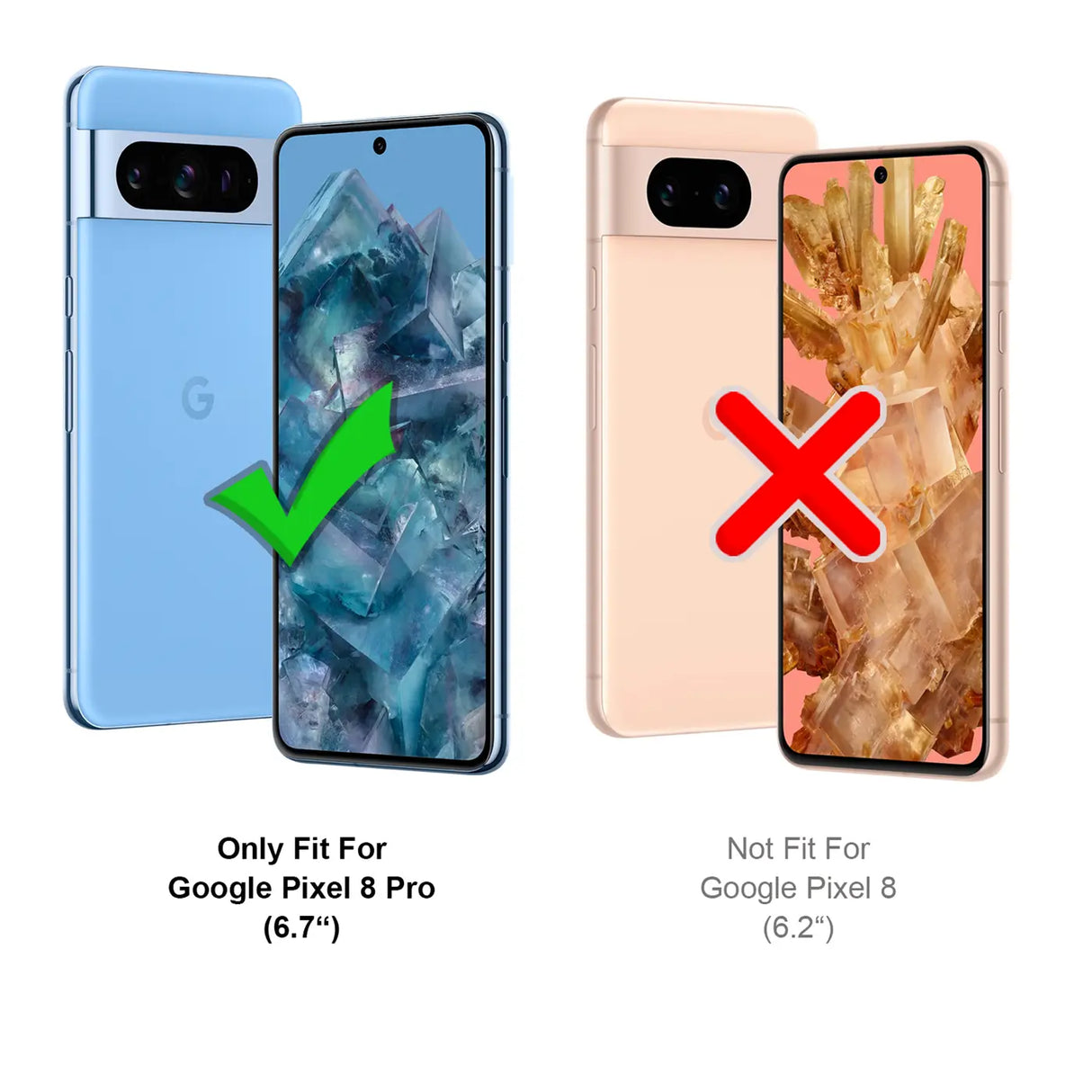 4in1 9H Displayschutz-Set für Google Pixel 8 Pro, 2x Displayglas und 2x Kameraglas