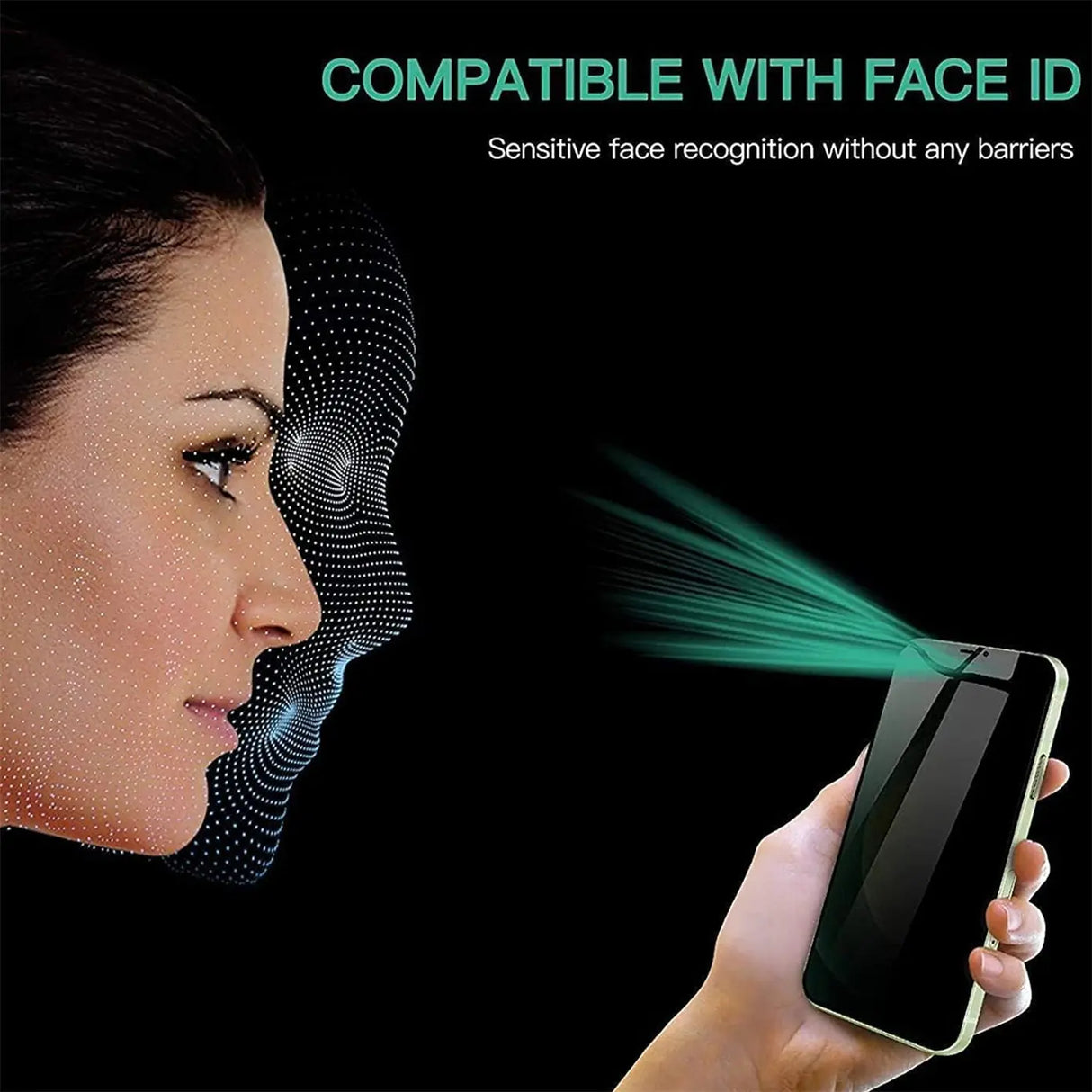 EZ.Box Schutzglas für iPhone 12 / 12 Pro mit Blickschutz – Einfache Installation.