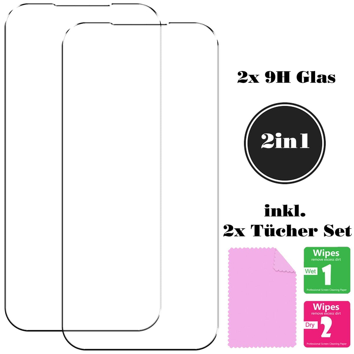 Samsung Galaxy A57 5G - 2x Panzerglas Displayschutz 9H Panzerglas