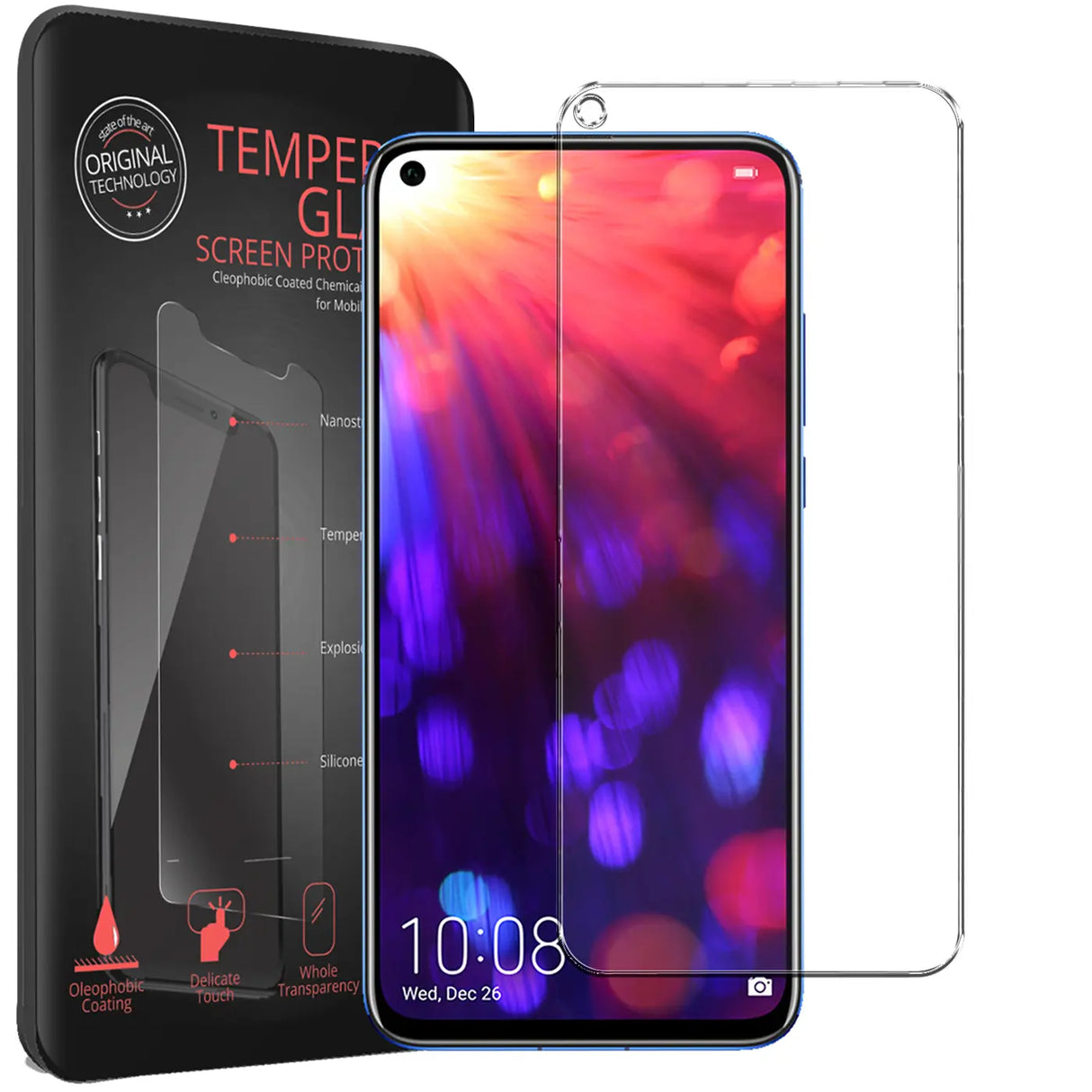 Kratzfeste und bruchsichere 9H Panzerfolie für Honor 20 / 20 Pro / Nova 5T