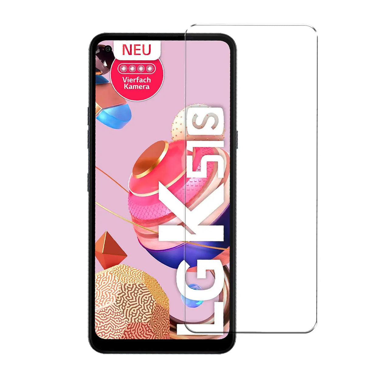 Kratzfeste und bruchsichere 9H Panzerfolie für LG K51S