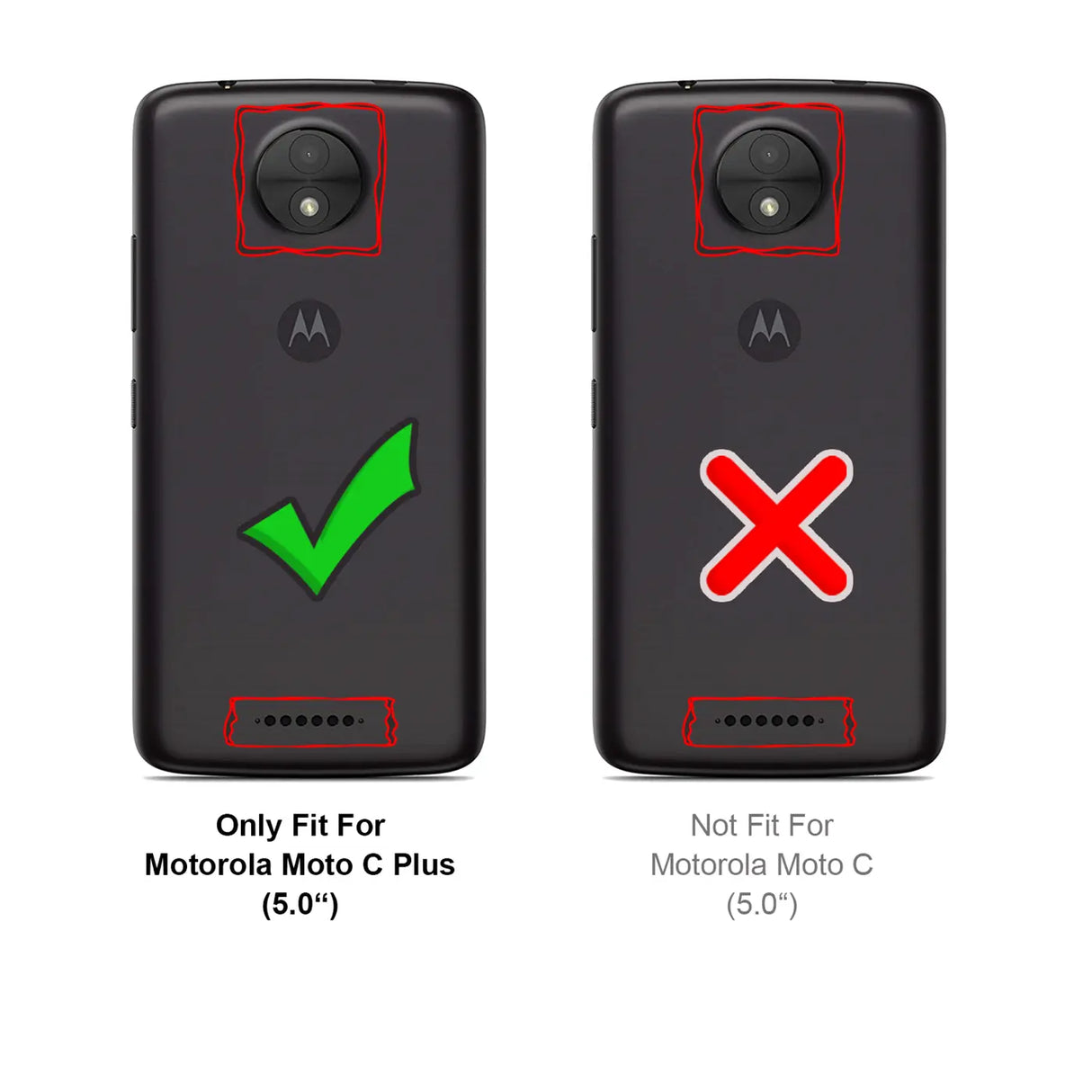 Kratzfeste und bruchsichere 9H Panzerfolie für Motorola Moto C Plus