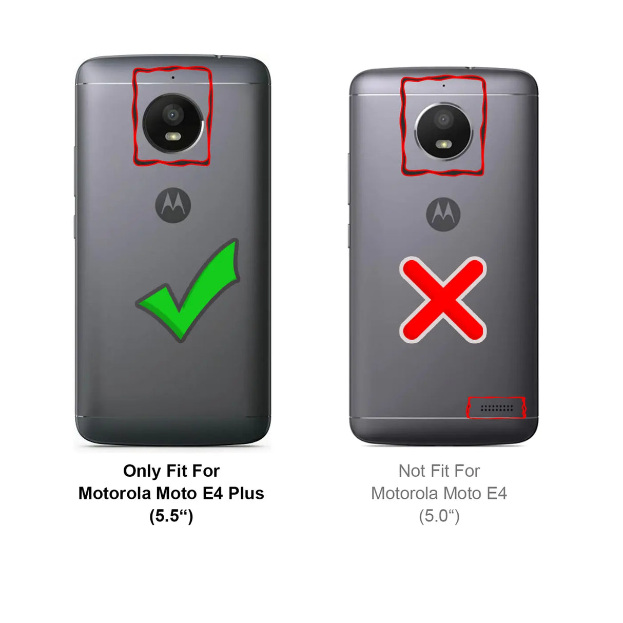 Kratzfeste und bruchsichere 9H Panzerfolie für Motorola Moto E4 Plus