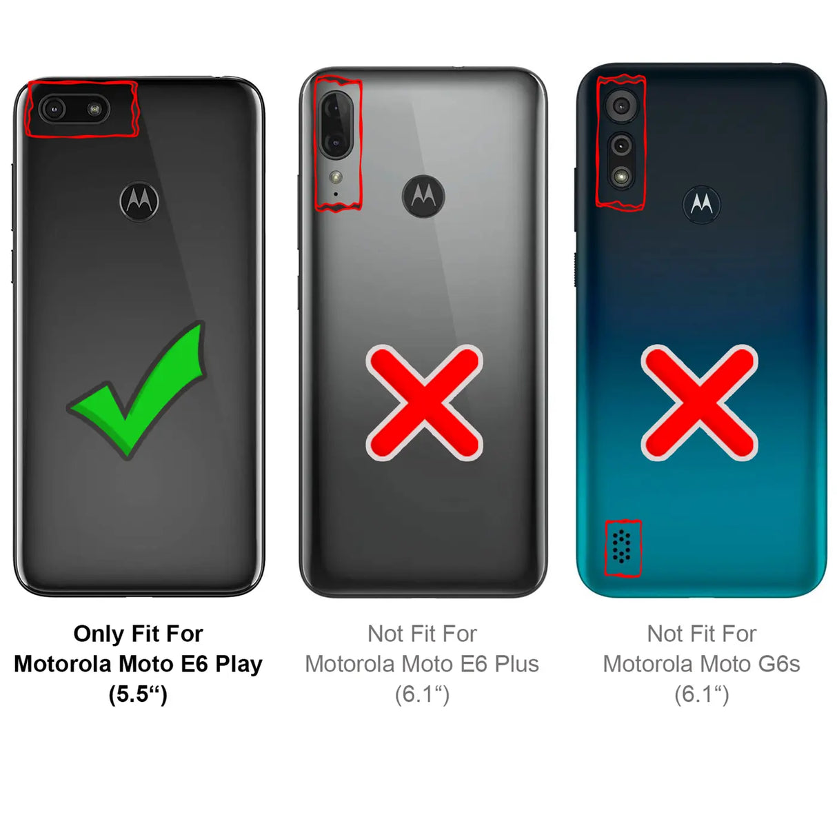 Kratzfeste und bruchsichere 9H Panzerfolie für Motorola Moto E6 Play