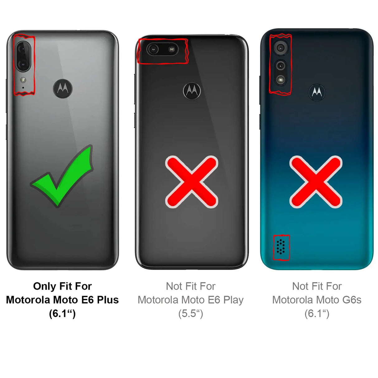 Kratzfeste und bruchsichere 9H Panzerfolie für Motorola Moto E6 Plus